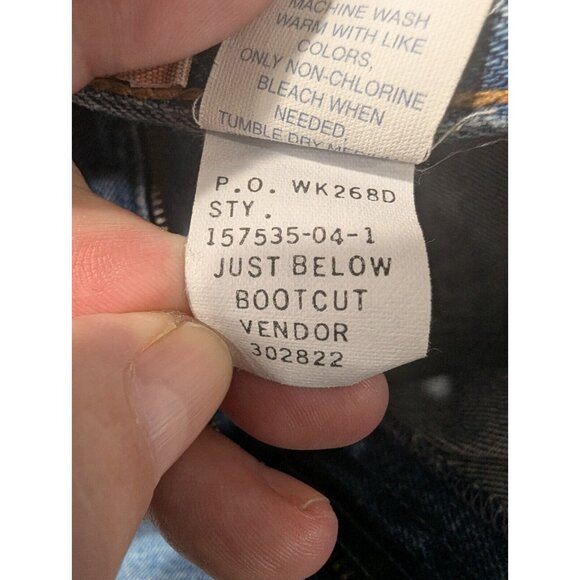 Old Navy Jeans Womens Size 8 Blue Bootcut Just Below Waist 100% Cotton - Picture 14 of 14